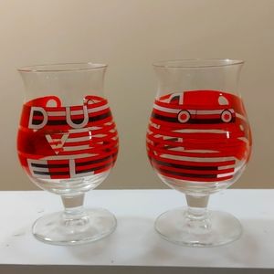 Duvel limited edition tulip beer glasses set of 2